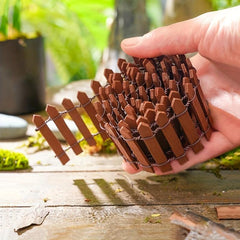 Mini Fence Garden Stakes for Fairy Garden Landscape