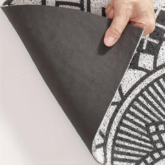 Creative Geometric Semicircular Door Mat Non-slip Stain Resistant Area Mat