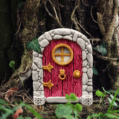 Tree Fairy Door Decor Micro Fairy Garden Outdoor Decoration Accessories