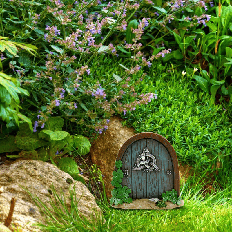 Tree Fairy Door Decor Micro Fairy Garden Outdoor Decoration Accessories
