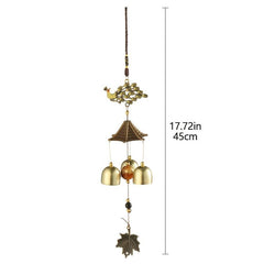 Wind Chimes Outdoor Hanging Ornament Retro Metal Chime 17.72