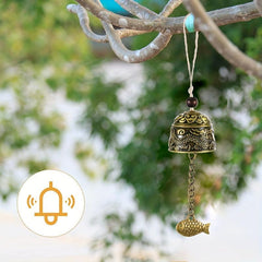 Vintage Dragon Bell Fengshui Wind Chimes Good Luck Hanging Bell