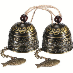 Vintage Dragon Bell Fengshui Wind Chimes Good Luck Hanging Bell