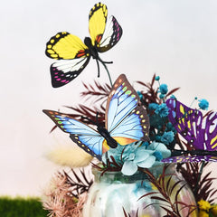 Butterfly Stakes Garden Ornaments DIY Party Supplies