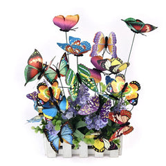 Butterfly Stakes Garden Ornaments DIY Party Supplies