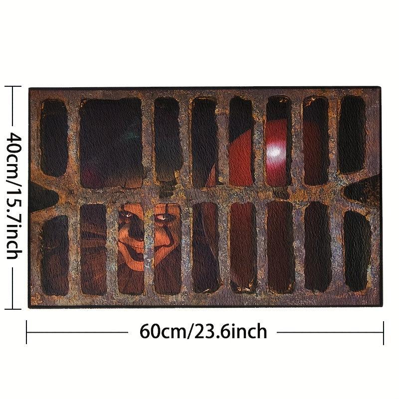 Halloween Clown Doormat Non Skid Rug
