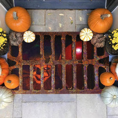 Halloween Clown Doormat Non Skid Rug