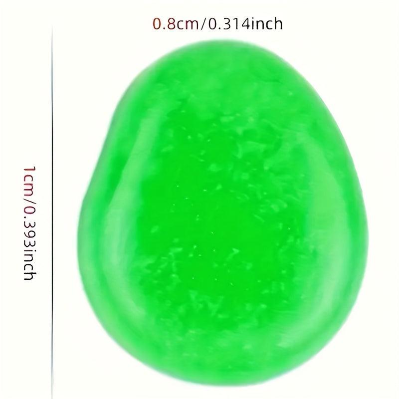 100pcs Glow in the Dark Pebbles for Garden Aquarium Decoration