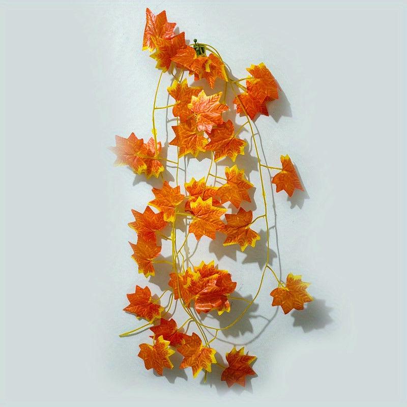 Red Maple Leaf Vine, Holiday Home Wall Decor