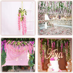 12 Packs Artificial Hanging Plants for Home and Wall Decor