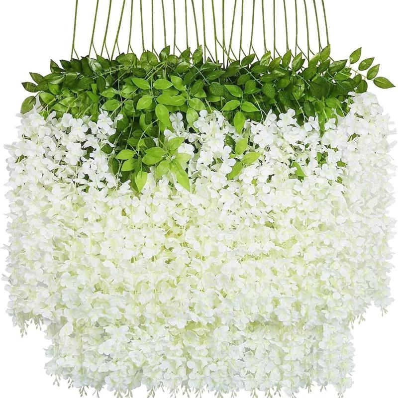 12 Packs Artificial Hanging Plants for Home and Wall Decor