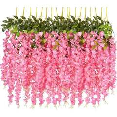 12 Packs Artificial Hanging Plants for Home and Wall Decor