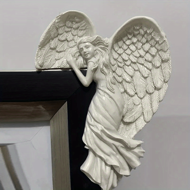 Resin Angel Door Frame Decoration for Home and Garden