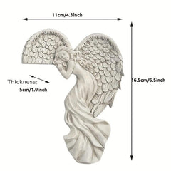 Resin Angel Door Frame Decoration for Home and Garden