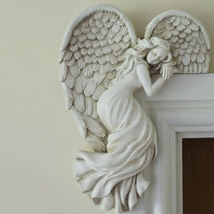 Resin Angel Door Frame Decoration for Home and Garden