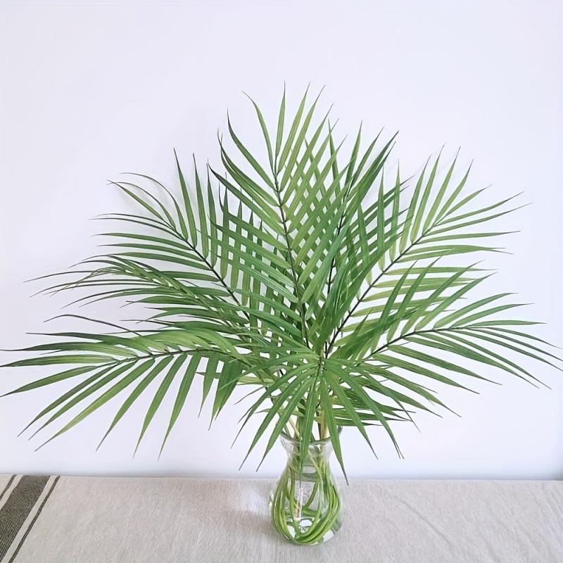 8pcs Artificial Areca Palm Leaves Home Wedding Office Cafe Decor