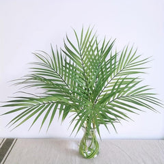 8pcs Artificial Areca Palm Leaves Home Wedding Office Cafe Decor
