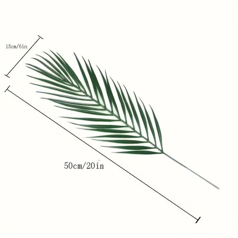 8pcs Artificial Areca Palm Leaves Home Wedding Office Cafe Decor