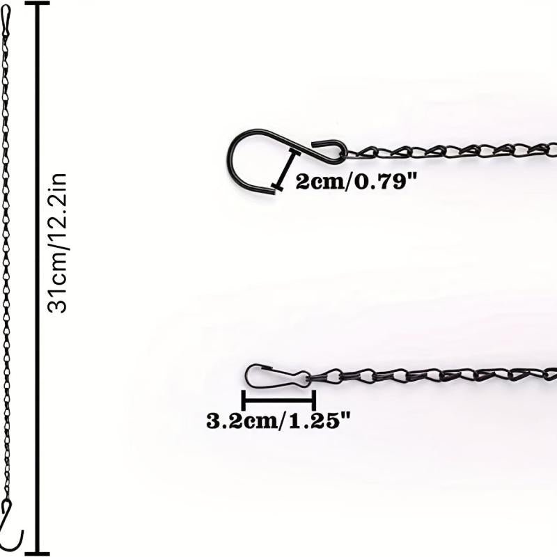 4pcs Hanging Chain For Hanging Bird Feeders Bird Houses Planters Baskets