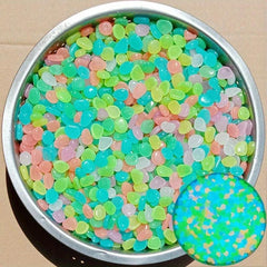100pcs Glow In The Dark Stones for Fish Tank Aquarium