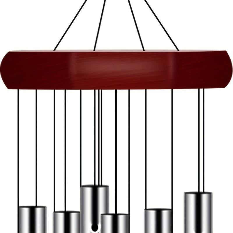 Memorial Wind Chimes Outdoor 6 Tubes Deep Sounds Relaxing Garden Yard Patio Deco