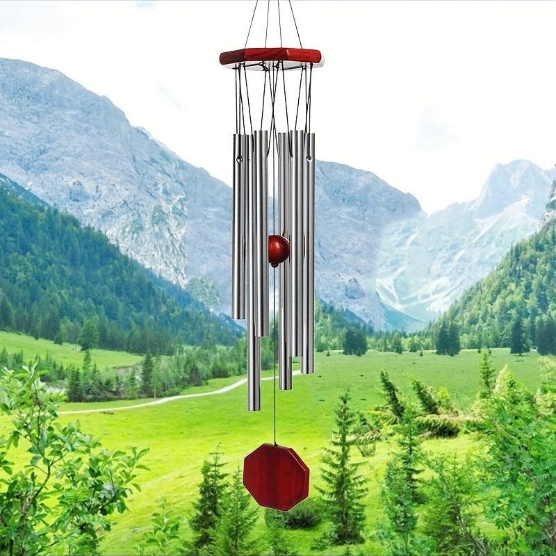Memorial Wind Chimes Outdoor 6 Tubes Deep Sounds Relaxing Garden Yard Patio Deco