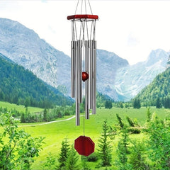 Memorial Wind Chimes Outdoor 6 Tubes Deep Sounds Relaxing Garden Yard Patio Deco