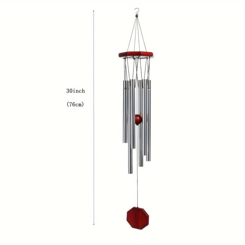 Memorial Wind Chimes Outdoor 6 Tubes Deep Sounds Relaxing Garden Yard Patio Deco