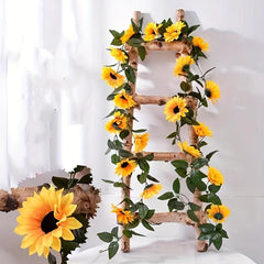 Simulation Sunflower Vine for Home Decor