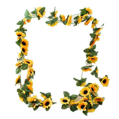 Simulation Sunflower Vine for Home Decor