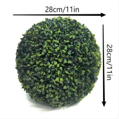 1pc Artificial Boxwood Ball 27 35 Backyard Balcony Garden Decoration
