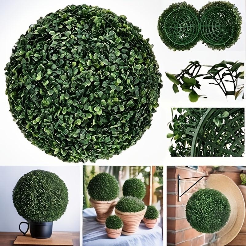 1pc Artificial Boxwood Ball 27 35 Backyard Balcony Garden Decoration