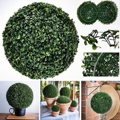 1pc Artificial Boxwood Ball 27 35 Backyard Balcony Garden Decoration