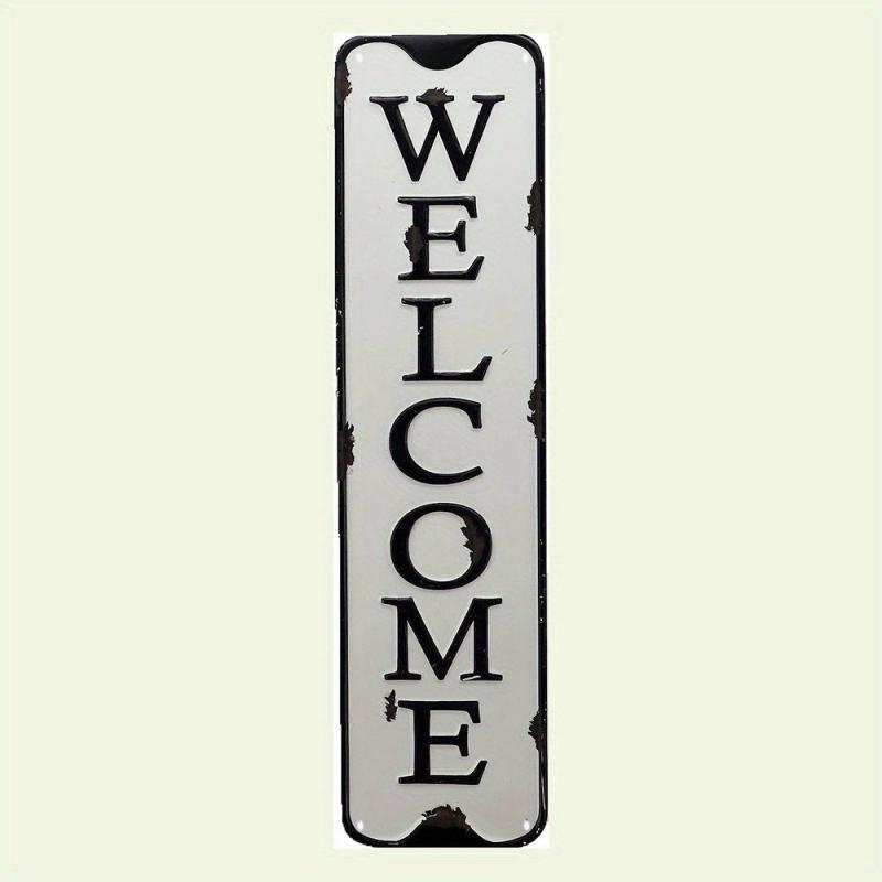 Retro Metal Tin Signs Rustic Street Road Signs Amusement Park Scenic