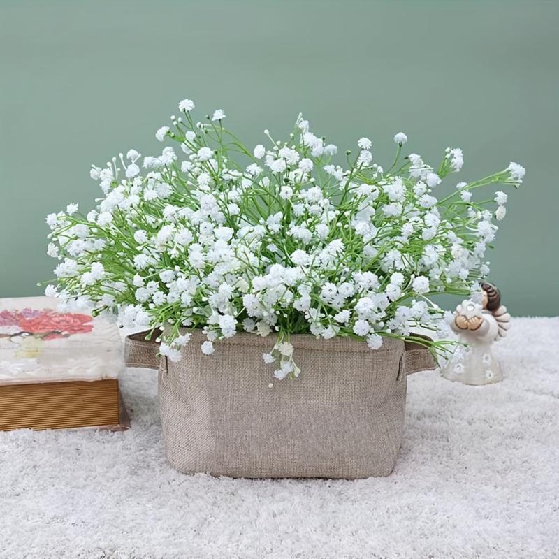 2 Bunches Real Touch Artificial Baby's Breath Flowers