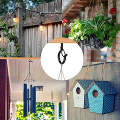 Hanger Hooks Screw for Outdoor String Lights Safety Buckle Cup Eye Hook