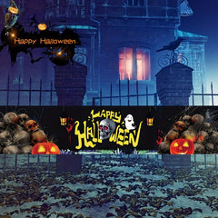 1pc Halloween Decorations Banner Scary Pumpkin Outdoor Flag