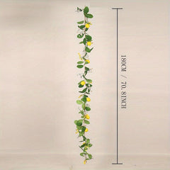 1pc Artificial Flower 59 94 Cm Lemon Flower Vine for Outdoor Decor