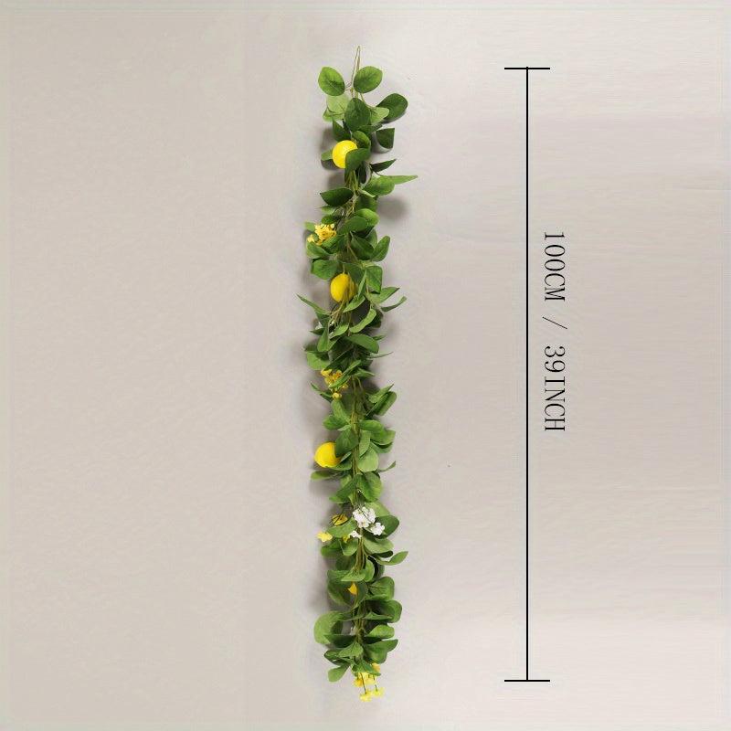 1pc Artificial Flower 59 94 Cm Lemon Flower Vine for Outdoor Decor