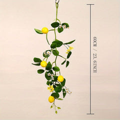 1pc Artificial Flower 59 94 Cm Lemon Flower Vine for Outdoor Decor