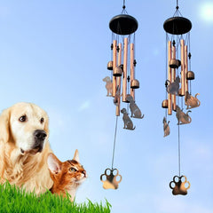 Cat Memorial Wind Chime - Sympathetic Gift for Loss of a Loved One
