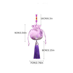 Embroidery Fragrance Sachet with Tassels for Home Room Cabinet Car Decor