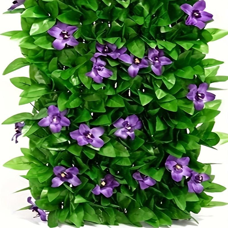 Hedge Log Pole High Simulation Flower Fence Yard Decoration