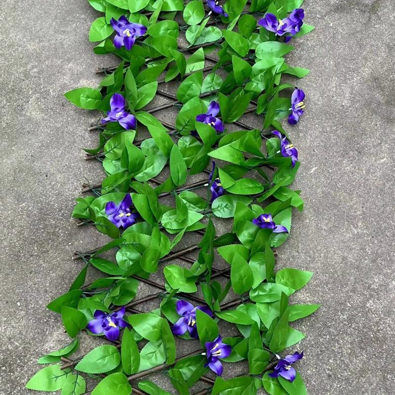 Hedge Log Pole High Simulation Flower Fence Yard Decoration