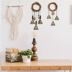 Wiccan Bell Wind Chimes Door Hanger Boho Home Decor