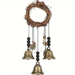 Wiccan Bell Wind Chimes Door Hanger Boho Home Decor