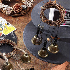 Wiccan Bell Wind Chimes Door Hanger Boho Home Decor