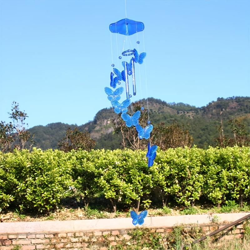 Butterfly Bell Wind Chime for Outdoor Decor