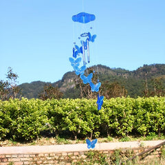 Butterfly Bell Wind Chime for Outdoor Decor