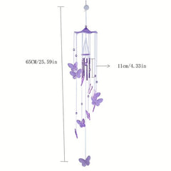 Butterfly Bell Wind Chime for Outdoor Decor